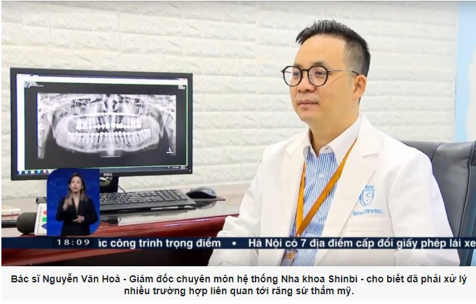 Tết đến Xuân về, bác sĩ Nguyễn Văn Hòa - Giám đốc chuyên môn hệ thống Nha khoa Shinbi - cho biết đã phải xử lý nhiều trường hợp liên quan tới răng sứ thẩm mỹ và các vấn đề răng miệng dịp cận Tết.